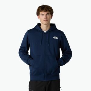 Férfi pulóver The North Face Simple Dome Full Zip Hoodie summit navy (Simple Dome Full Zip Hoodie NF0A89FD8K21) kép