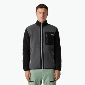 Férfi The North Face Yumiori Full Zip pulóver antracit szürke/fekete/monument szürke (Yumiori Full Zip NF0A883RWVO1) kép