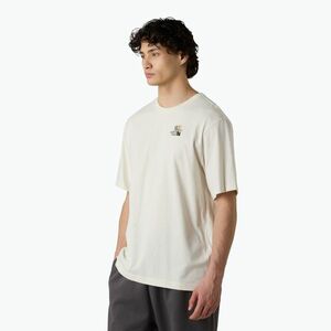 Férfi póló The North Face Flower Dome Relaxed Graphic fehér dune (Flower Dome Relaxed Graphic NF0A8EGXQLI1) kép