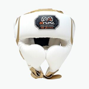 Rival RHG100 Professzionális Fejvédő Fehér/Arany Boksz Sisak (RHG100 Professional Headgear RHG100-WHITE/GOLD) kép
