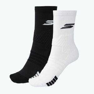 Férfi zoknik SKECHERS Select Terry Crew 2 pár white/black (Select Terry Crew S600884HB-107) kép