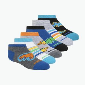 Gyerek zokni SKECHERS Non Terry Low Cut 6 pár blue combo (Non Terry Low Cut S600770-462) kép