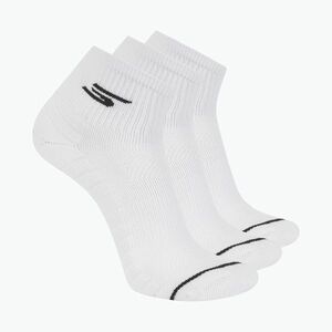 Férfi zoknik SKECHERS 1/2 Terry Qtr Crew 3 pár white traditional (1/2 Terry Qtr Crew S119050H-100) kép