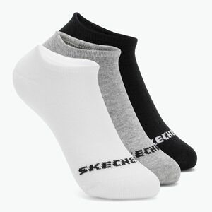 Gyerek zokni SKECHERS Non Terry No Show 3 pár white/grey (Non Terry No Show S117962-117) kép