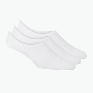Női zokni SKECHERS Non Terry No Show Liner 3 pár white traditional (Non Terry No Show Liner S113837-100) kép
