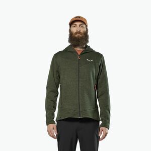 Férfi trekking pulóver Salewa Puez Rocca Polarlite Hood dark olive (Rocca Polarlite Hood 00-0000029124) kép