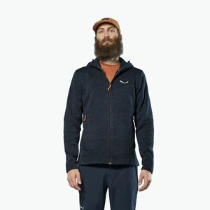 Férfi polárpulóver Salewa Puez Rocca Polarlite Hood navy blazer (Rocca Polarlite Hood 00-0000029124) kép