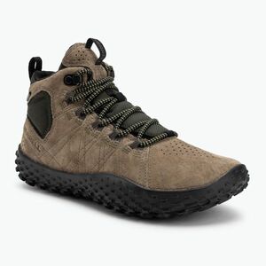 Férfi barefoot cipő Merrell Wrapt Mid WP olive/black (Wrapt Mid WP J5006859) kép