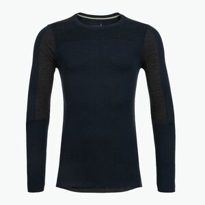 Férfi hosszú ujjú termikus aláöltöző Smartwool Intraknit Thermal Merino Baselayer Colorblock Crew deep navy/charcoal (Intraknit Thermal Merino Baselayer Colorblock SW0164533911) kép