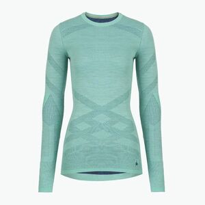 Női hosszú ujjú termikus aláöltözet Smartwool Intraknit Thermal Merino Baselayer Crew pacific blue/nightfall blue (Intraknit Thermal Merino Baselayer SW019284Q371) kép