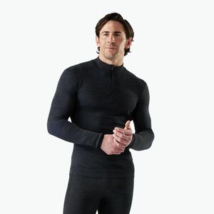 Férfi termikus pulóver Smartwool Intraknit Thermal Merino Base Layer 1/4 Zip charcoal/nightfall blue (Intraknit Thermal Merino Base Layer 1/4 Zip 002824-Q261) kép
