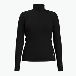 Női termikus pulóver Smartwool Classic Thermal Merino Base Layer 1/4 cipzáros dobozos fekete (Classic Thermal Merino Base Layer 1/4 Zip Boxed 028290-011) kép