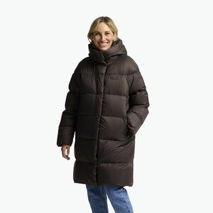 Női pehelykabát Jack Wolfskin Icy Hill Coat Rds peat (Icy Hill Coat Rds A65093_D0108_A10) kép