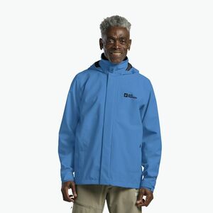 Férfi esőkabát Jack Wolfskin Trailtime 2L aurora blue (Trailtime 2L A63903_8026_A10) kép
