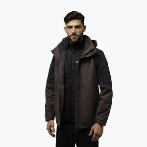 Férfi 3 az 1-ben dzseki Jack Wolfskin Romberg 3In1 peat (Romberg 3In1 A61859_D0108_A12) kép