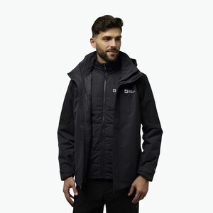 Férfi 3 az 1-ben dzseki Jack Wolfskin Romberg 3In1 phantom (Romberg 3In1 A61859_6350_A08) kép