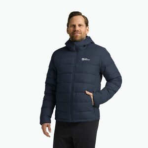 Férfi pehelykabát Jack Wolfskin Ather Down Hoody midnight sky/dark navy (Ather Down Hoody 1207671_T0352) kép