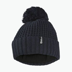 Női téli sapka Jack Wolfskin Medley Knit Beanie sötét tengerészkék (Medley Knit Beanie A65237_C0413) kép