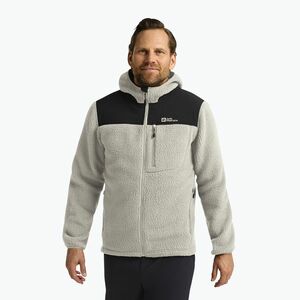 Férfi Jack Wolfskin Kammweg Pile Fz polár pulóver világos homokszínben (Kammweg Pile Fz 1711271_A0056_A06) kép