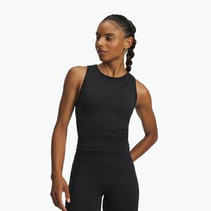 Női edzőpóló Under Armour Project Rock Seamless fekete/antracit (Project Rock Seamless 6007150-001) kép