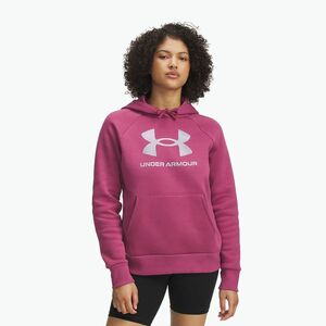 Női pulóver Under Armour Rival Feelce Shimmer Hoody fuchsia dusk/irisdescent (Rival Feelce Shimmer Hoody 6003710-659) kép