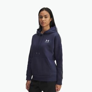 Női kapucnis pulóver Under Armour Icon Fleece Taped Hoody washed navy/white (Icon Fleece Taped Hoody 6003708-403) kép