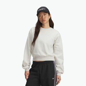 Női edzőpulóver Under Armour Icon Vida Fleece Crew summit white/summit white (Icon Vida Fleece Crew 6003675-110) kép