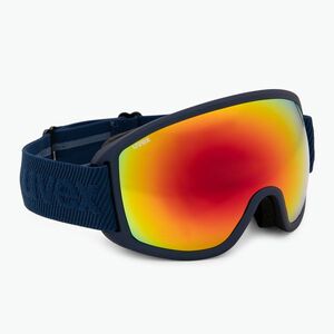 Síszemüveg UVEX Topic navy matt/mirror rainbow rose (Topic 55/0/570/4060) kép