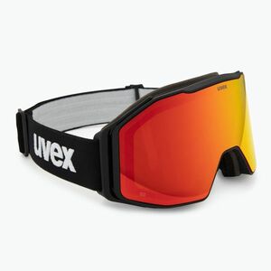 Síszemüveg UVEX Gravity FM black matt/mirror red/orange/clear (Gravity FM 55/0/541/2050) kép