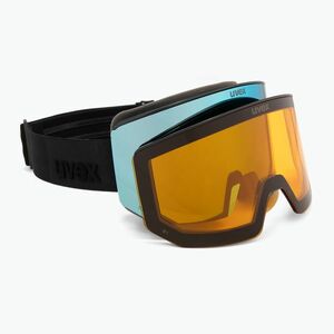 Síszemüveg Uvex Lace Attract FM black matt/mirror ice (Lace Attract FM 55/0/665/5030) kép