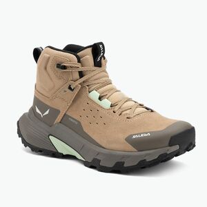Női túracipő Salewa Pedroc 2 Leather Mid PTX quicksand/bungee cord (Pedroc 2 Leather Mid PTX 00-0000061462) kép