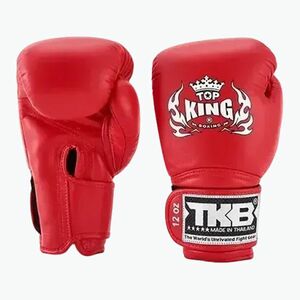 Top King Muay Thai Super kék boxkesztyűk (Muay Thai Super TKBGSV-RD-10OZ) kép