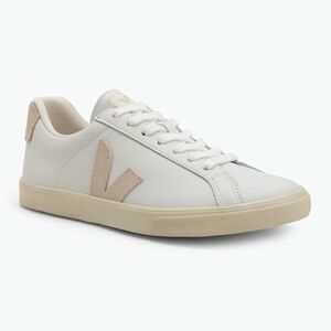 Női cipők VEJA Esplar Logo Leather white/sable (Esplar Logo Leather EO0202335A360) kép