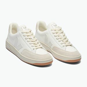 Női cipők VEJA V-12 Leather white/natural (V-12 Leather XD1703124A410) kép