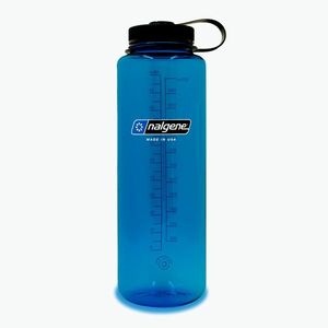 Nalgene Wide Mouth Silo Sustain túrós palack 1400 ml kék/fekete kupak (Wide Mouth Silo Sustain 2020-0248) kép