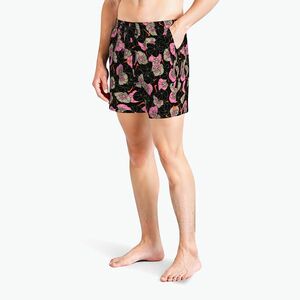 Férfi fürdőshort Nike Multi Poppy Print 5" Volley black (Multi Poppy Print 5" Volley NESSF565-001) kép