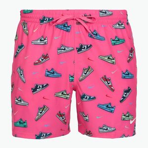Férfi fürdőnadrág Nike Multi Print 5" Volley pinksicle (Multi Print 5" Volley NESSF553-656) kép