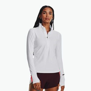 Női hosszú ujjú futófelső Under Armour Launch Pro Half Zip white/reflective (Launch Pro Half Zip 1379349-100) kép