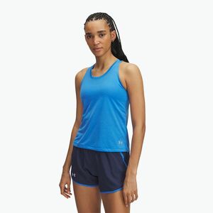 Női futópóló Under Armour Launch Singlet blue atlantis/reflective (Launch Singlet 1382436-402) kép