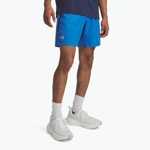 Férfi futó rövidnadrág Under Armour Launch 7" blue atlantis/washed navy/reflective (Launch 7" 1382620-402) kép