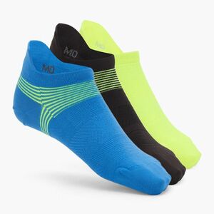Férfi zokni Under Armour Dry Run Lite No Show 3 pár blue atlantis/fekete/visszaverő (Dry Run Lite No Show 1386237-402) kép
