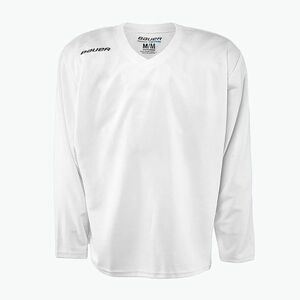Hosszú ujjú jégkorong edzőmez Bauer Flex Practice Jersey white (Flex Practice Jersey 1054921-WHTL) kép