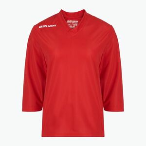 Gyerek jégkorong hosszú ujjú Bauer Flex Practice Jersey Jr red (Flex Practice Jersey Jr 1054928-REDML) kép