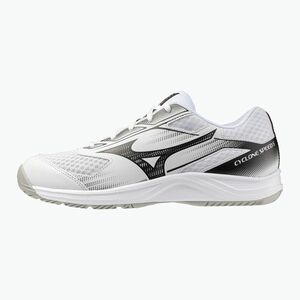 Röplabdacipő Mizuno Cyclone Speed 5 white/black/fiery red (Cyclone Speed 5 V1GA258059) kép