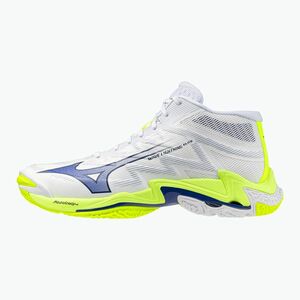 Röplabdacipő Mizuno Wave Lightning Elite Mid White/Lightning Yellow/Dazzling Blue (Wave Lightning Elite Mid V1GA260539) kép
