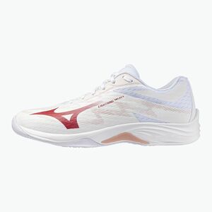 Női röplabdacipő Mizuno Lightning Select white/rose elegance/lava falls (Lightning Select V1GC267073) kép
