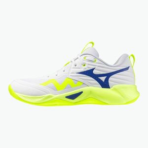 Röplabdacipő Mizuno Wave Momentum Pro white/lightning yellow/dazzling blue (Wave Momentum Pro V1GA254039) kép