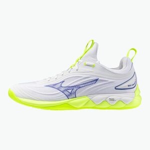 Röplabda cipő Mizuno Wave Luminous 3 white/lightning yellow/dazzling blue (Wave Luminous 3 V1GA242039) kép