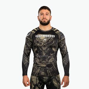Férfi hosszú ujjú rashguard Venum Invader black/sand (Invander VENUM-05726) kép