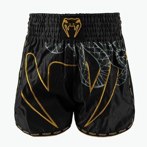 Férfi edzőshort Venum Serpenti Muay Thai black/silver/gold (Serpenti Muay Thai VENUM-05753) kép